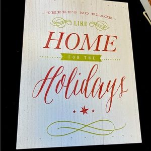 No place like home for the holidays pallet decor